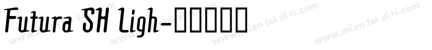 Futura SH Ligh字体转换